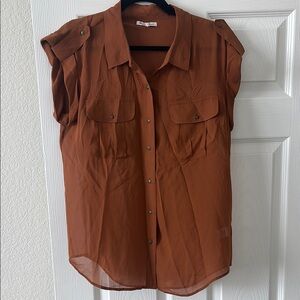 Broadway & Broome Silk Blouse